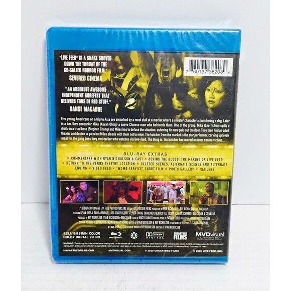 2006 UNEARTHED FILMS LIVE FEED BLU-RAY NEW FACTORY SEALED - Picture 2 of 4